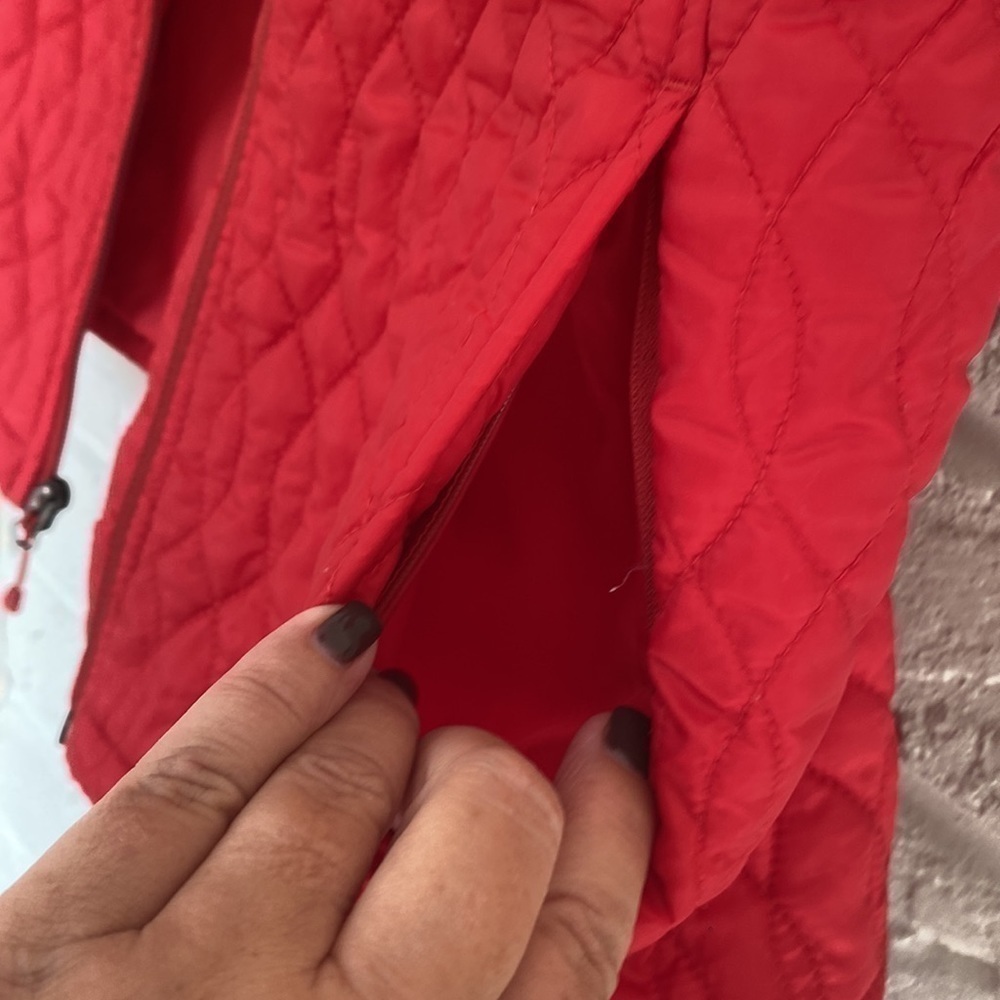 Land’s End Primaloft Red Thin Layer Vest Size Medium - Picture 4 of 8